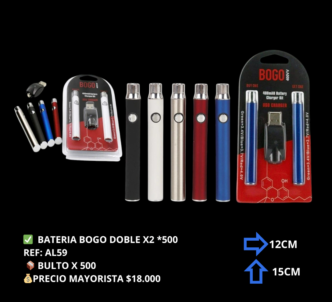 BATERIA BOGO DOBLE X2 BATERIA BOGO DOBLE X2